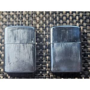 VINTAGE SILVER TONE CIGARETTE LIGHTERS MADE IN JAPAN